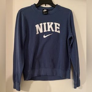 Small blue Nike sweatshirt